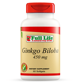 Full Life - GINKGO BILOBA (450 MG, 60 CAPSULES)