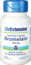 Life Extension Bromelain, Specially Coated, 500mg, 60 Tabs