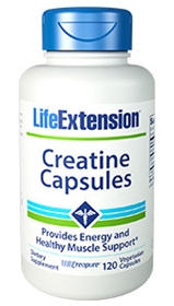 Life Extension Creatine Capsules, 120 caps