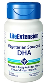 Life Extension DHA, Vegetarian Sourced, 60 gels