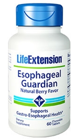Life Extension Esophageal Guardian, 60 Chewable tablets, Berry