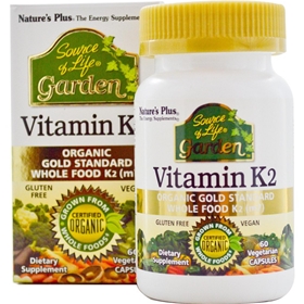 Nature&#39;s Plus Vitamin K2, 60 Vegan Caps