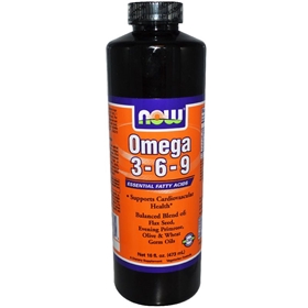 NOW Omega 3-6-9 Liquid, 16 oz.