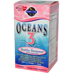 Garden of Life Oceans 3 Healthy Hormones, 90 Softgels