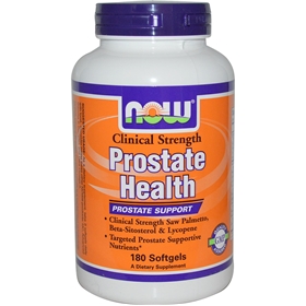 NOW Prostate Health, Clinical Strength, 180 softgels