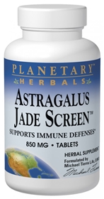 Planetary Herbals Astragalus Jade Screen, 100 tabs