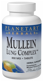 Planetary Herbals Mullein Lung Complex, 90 tabs