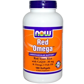 NOW Red Omega, 180 gels