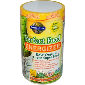 Garden of Life Perfect Food RAW Energizer, 282 g Powder