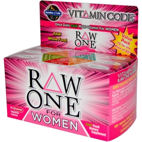 Garden of Life Vitamin Code Raw One for Women, 75 VCaps