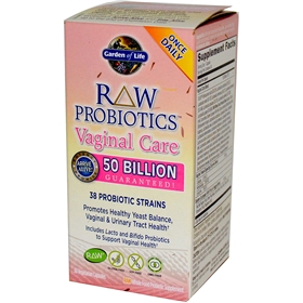 Garden of Life Raw Probiotics Vaginal Care, 30 Caps