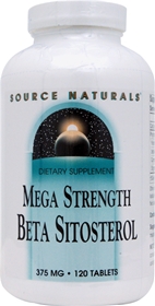 Source Naturals Beta Sitosterol Mega, 375mg, 120 caps