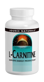 Source Naturals L-Carnitine Caps, 500mg, 60 caps