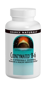 Source Naturals Coenzymated B-6, 300mg, 30 tabs