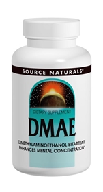 Source Naturals DMAE, 351 mg, 200 caps