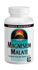Source Naturals Magnesium Malate, 1250mg, 180 tabs