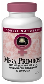Source Naturals Mega Primrose, 30 gels