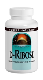 Source Naturals D-Ribose, 1000mg, 90 tabs