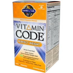 Garden of Life Vitamin Code Perfect Weight Formula, 240 Caps