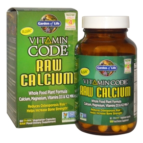 Garden of Life Vitamin Code Raw Calcium, 60 Vegan Capsules