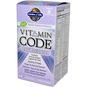 Garden of Life Vitamin Code Raw Prenatal, 90 VCaps