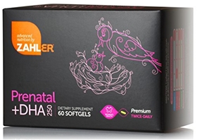 Zahler Prenatal+DHA 250 Mg, 60 Softgels