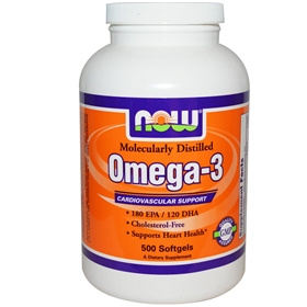 NOW Omega-3, 500 gels