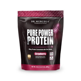 Dr. Mercola  Pure Power Protein Strawberry  1 lb. 15 oz.