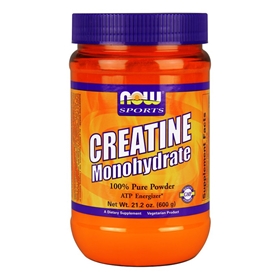 NOW Creatine Monohydrate Pure Powder, 21.2 oz.