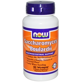 NOW Saccharomyces Boulardii, 60 Vcaps