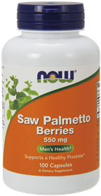 Now  Saw Palmetto Berries 550 mg Veg Caps
