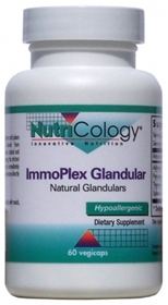 Nutricology  ImmoPlex Natural Glandulars  60 Caps