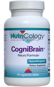 Nutricology  CogniBrain  90 Vegetarian Tablets