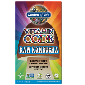 Garden of Life Vitamin Code Raw Kombucha, 60 VCaps