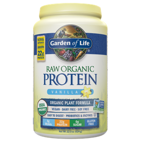 Garden of Life Raw Protein, Raw Organic Protein, Vanilla, 22 oz ((624g))