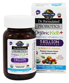 Dr. Formulate Organic Kid&#39;s Probiotic, 30 chewables 