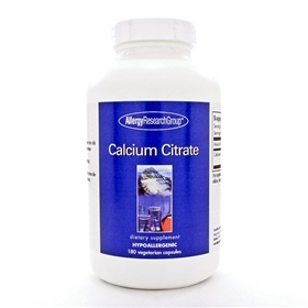 Allergy Research  Calcium Citrate 150mg  180 Caps