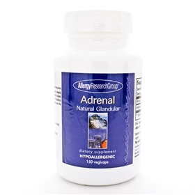 Allergy Research  Adrenal Natural Glandular  150 Caps