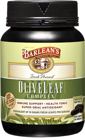 Barleans Olive Leaf Complex Softgels, 120 Count