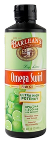 Barleans Ultra High Potency Fish Omega, 16 fl oz, Key Lime Flavor
