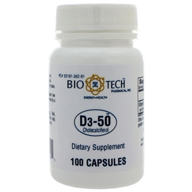 Bio-Tech Pharmacal - D3-50 50,000IU   100 Capsules