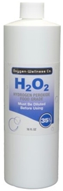 O-W &amp; Company Hydrogen Peroxide, 16 fl oz, Food Grade 35%.