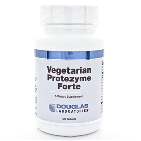 Douglas Labs  Vegetarian Protezyme Forte  100 Tabs