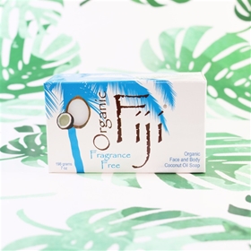 Organic Fiji - Fragrence Free Coconut Oil Soap  -7oz