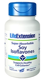 Life Extension Super-Absorbable Soy Isoflavones, 60 caps