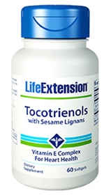 Life Extension Tocotrienols with Sesame Lignans, 60 gels