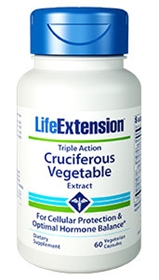 Life Extension Triple Action Cruciferous Vegetable Extract, 60 Vcaps