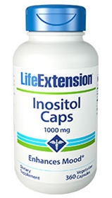Life Extension Inositol Caps, 1000mg, 360 caps