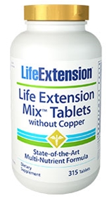 Life Extension Life Extension Mix Tabs without Copper, 315 tabs
