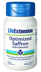 Life Extension Optimized Saffron with Satiereal, 60 Vcaps